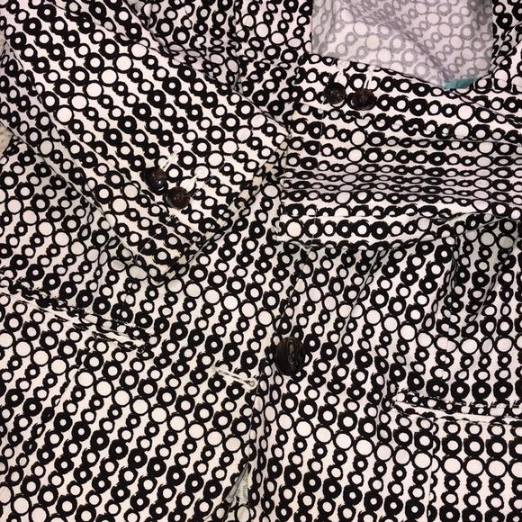 Cabi size 8 black & white circle print career blazer - Picture 8 of 8